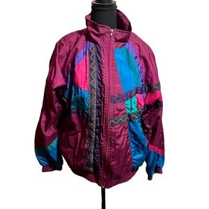 Milano Sport 90s Vintage Windbreaker Jacket Size L
